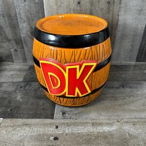Nintendo Donkey Kong Barrel Cookie Jar, DK Ceramic Collectable, 2019 Retro Gamer